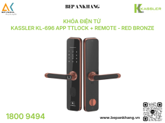 Khóa điện tử Kassler KL-696 App TTlock + Remote - Red Bronze
